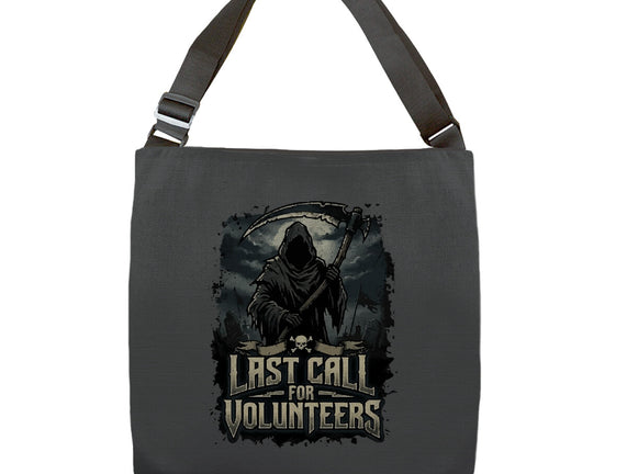 Last Call For Volunteers