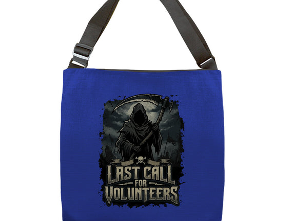 Last Call For Volunteers