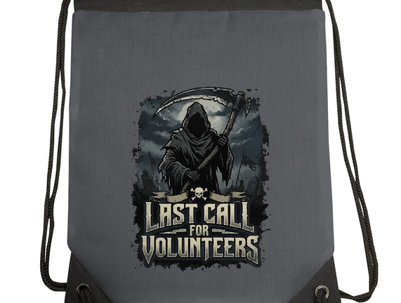 Last Call For Volunteers