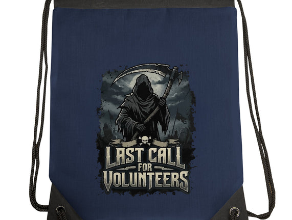 Last Call For Volunteers