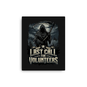 Last Call For Volunteers