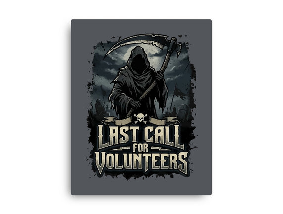 Last Call For Volunteers