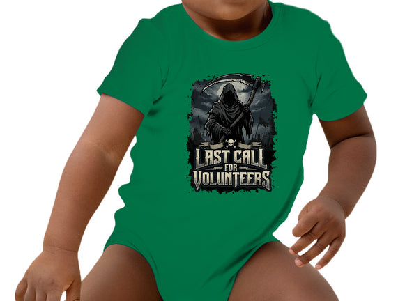 Last Call For Volunteers