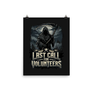 Last Call For Volunteers