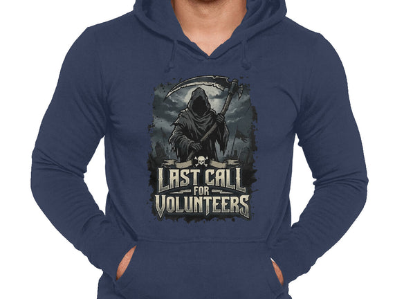 Last Call For Volunteers