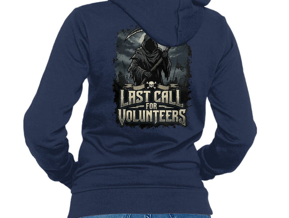 Last Call For Volunteers