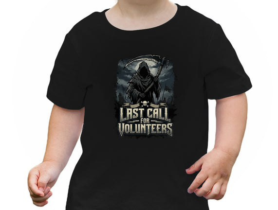 Last Call For Volunteers