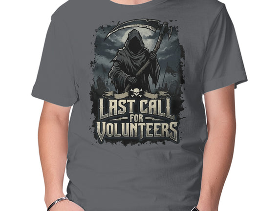 Last Call For Volunteers