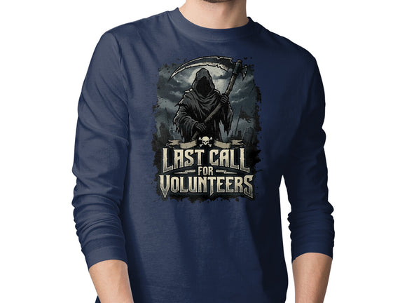 Last Call For Volunteers
