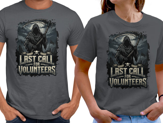 Last Call For Volunteers