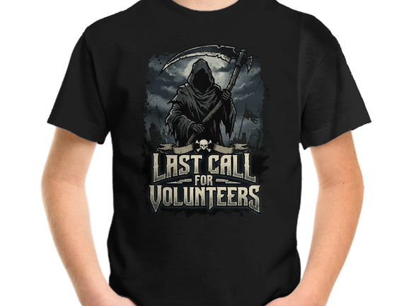Last Call For Volunteers