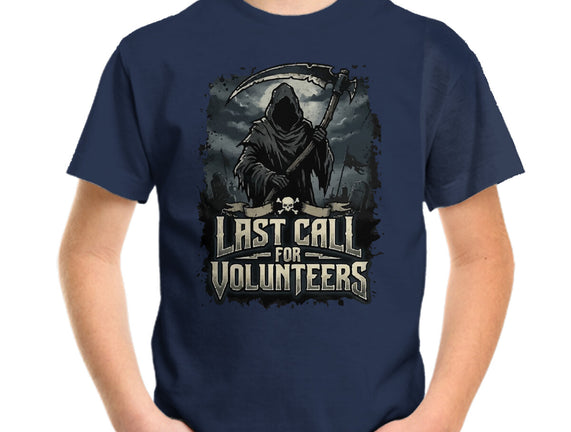 Last Call For Volunteers