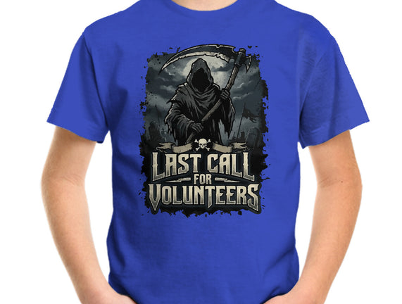 Last Call For Volunteers
