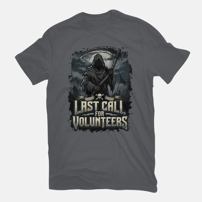 Last Call For Volunteers-Mens-Heavyweight-Tee-Boggs Nicolas