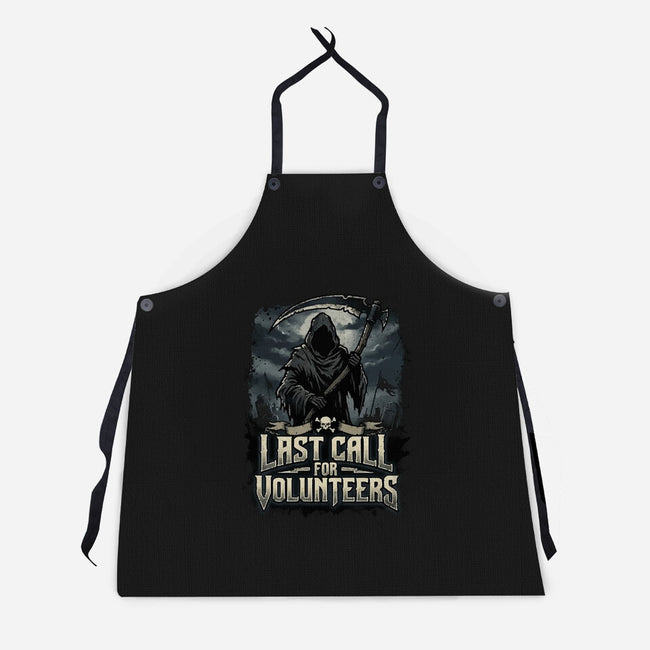 Last Call For Volunteers-Unisex-Kitchen-Apron-Boggs Nicolas