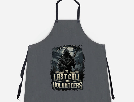 Last Call For Volunteers