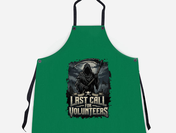 Last Call For Volunteers