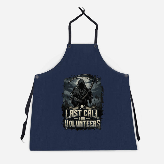 Last Call For Volunteers-Unisex-Kitchen-Apron-Boggs Nicolas