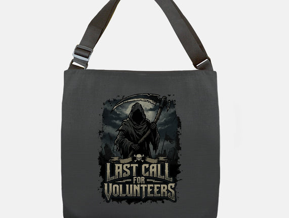 Last Call For Volunteers