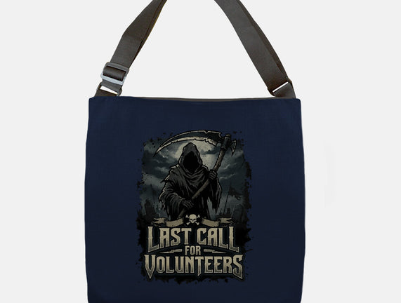 Last Call For Volunteers