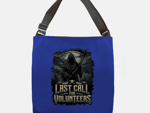 Last Call For Volunteers