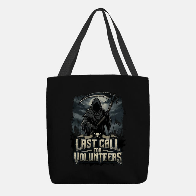 Last Call For Volunteers-None-Basic Tote-Bag-Boggs Nicolas