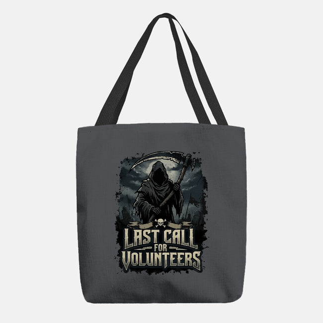 Last Call For Volunteers-None-Basic Tote-Bag-Boggs Nicolas