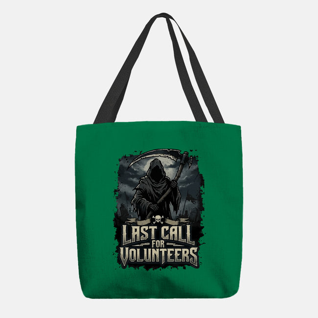 Last Call For Volunteers-None-Basic Tote-Bag-Boggs Nicolas