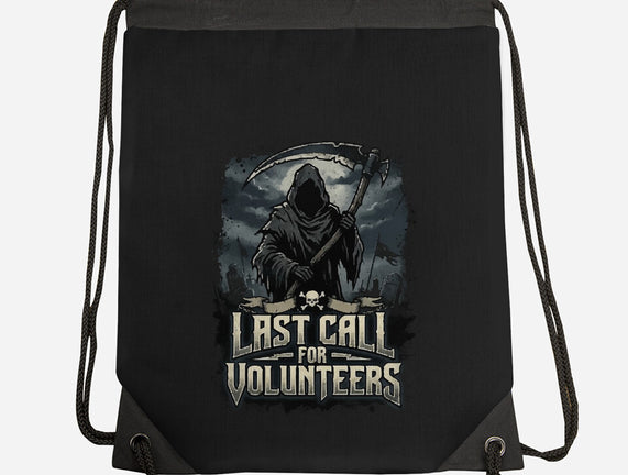 Last Call For Volunteers