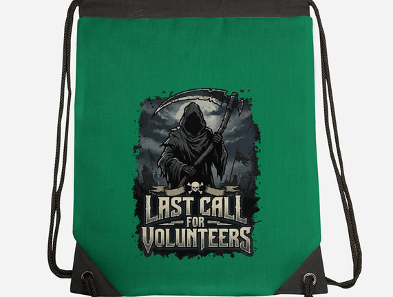 Last Call For Volunteers