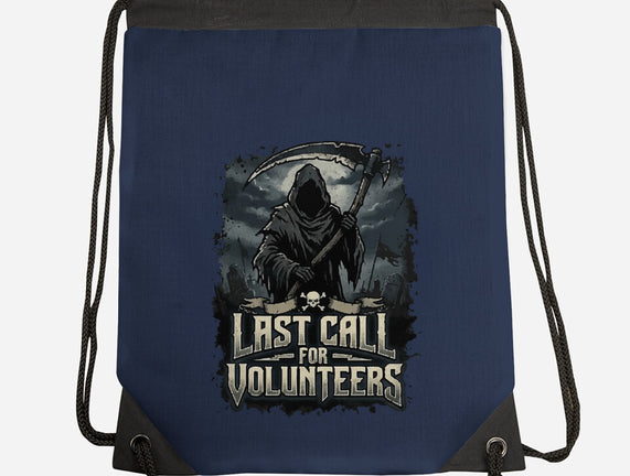 Last Call For Volunteers
