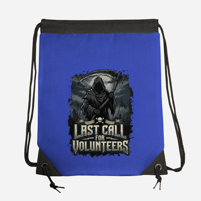 Last Call For Volunteers-None-Drawstring-Bag-Boggs Nicolas