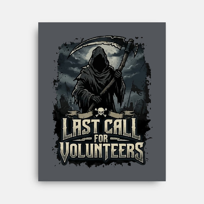 Last Call For Volunteers-None-Stretched-Canvas-Boggs Nicolas