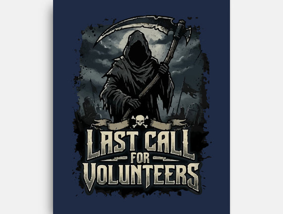 Last Call For Volunteers