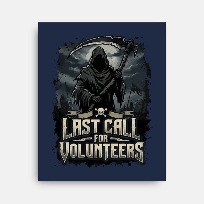 Last Call For Volunteers-None-Stretched-Canvas-Boggs Nicolas
