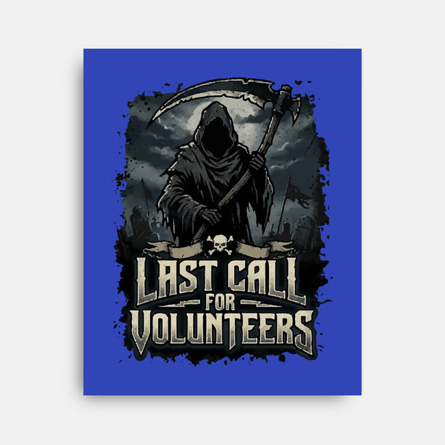 Last Call For Volunteers-None-Stretched-Canvas-Boggs Nicolas