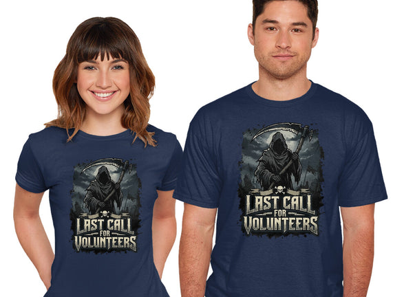 Last Call For Volunteers