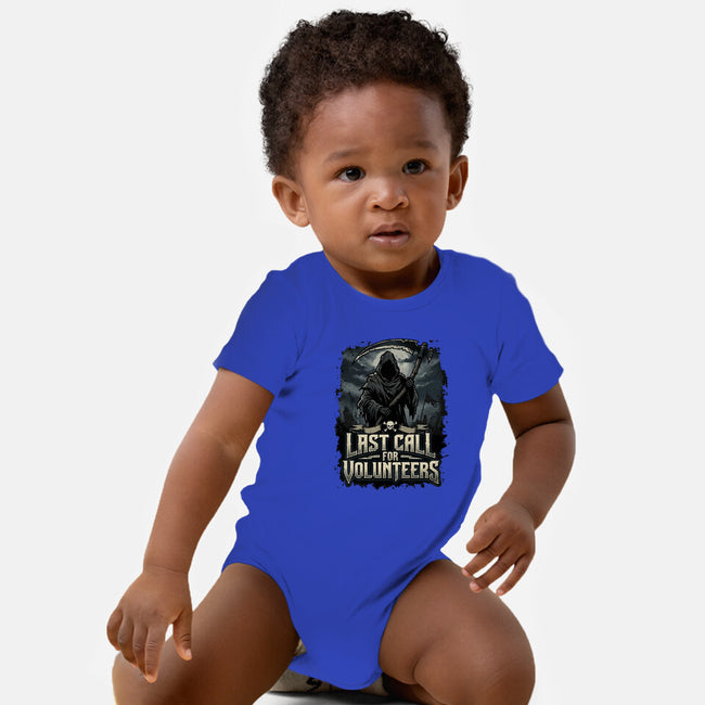 Last Call For Volunteers-Baby-Basic-Onesie-Boggs Nicolas