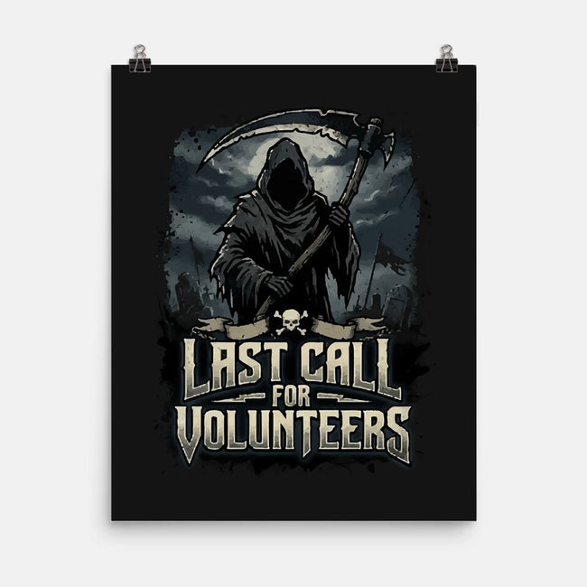 Last Call For Volunteers-None-Matte-Poster-Boggs Nicolas