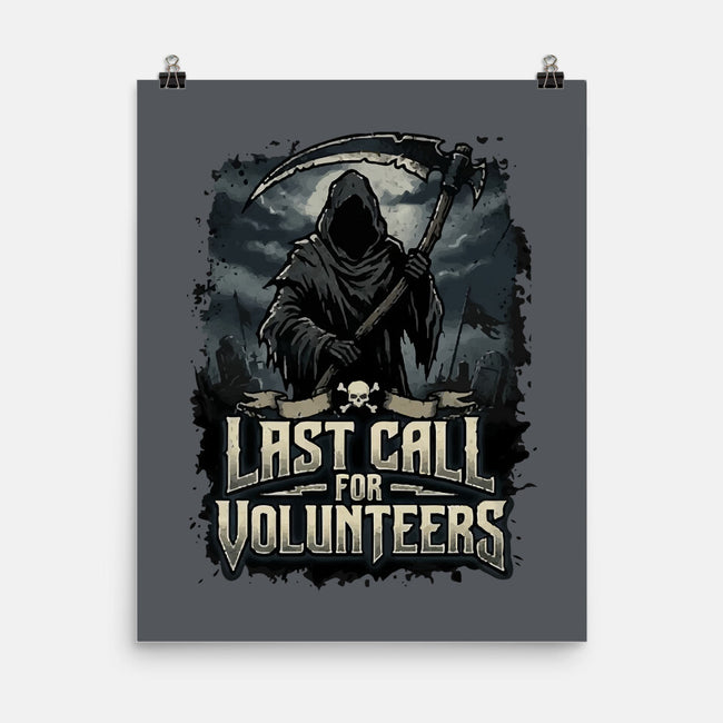 Last Call For Volunteers-None-Matte-Poster-Boggs Nicolas