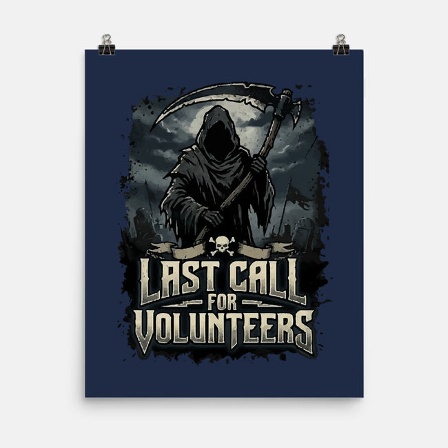 Last Call For Volunteers-None-Matte-Poster-Boggs Nicolas