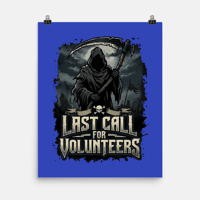 Last Call For Volunteers-None-Matte-Poster-Boggs Nicolas