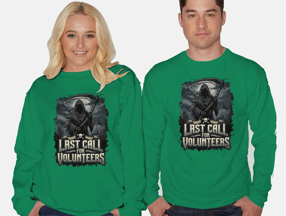 Last Call For Volunteers