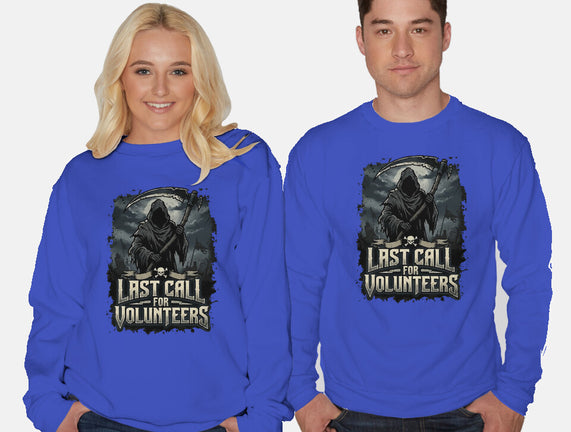 Last Call For Volunteers
