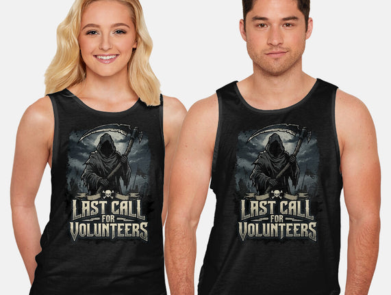 Last Call For Volunteers