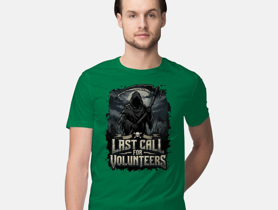 Last Call For Volunteers