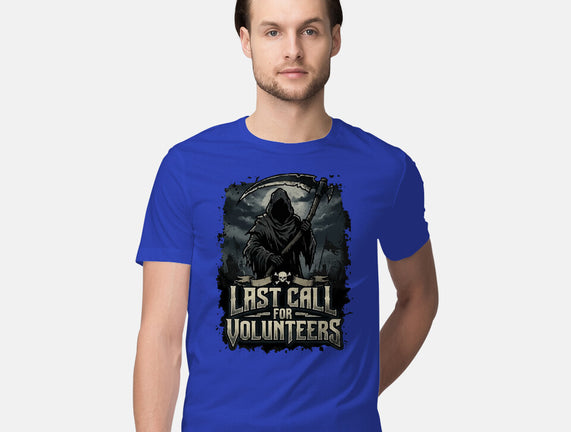 Last Call For Volunteers