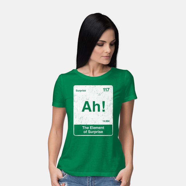 Element Of Surprise-Womens-Basic-Tee-rocketman_art