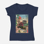 Prince Of Eternia In Japan-Womens-V-Neck-Tee-DrMonekers