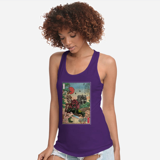 Prince Of Eternia In Japan-Womens-Racerback-Tank-DrMonekers